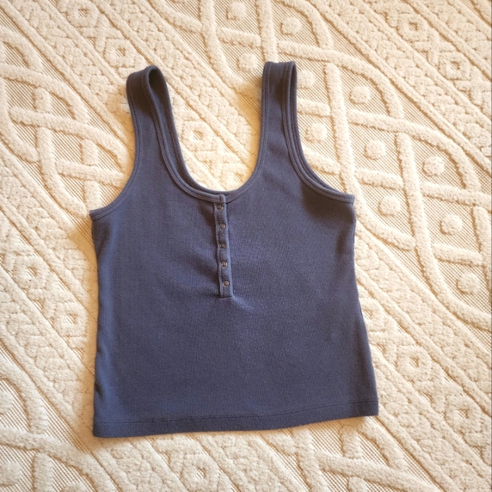M Abercrombie amd Fitch dark gray tank top